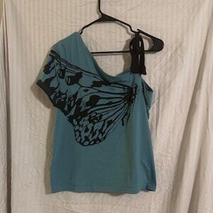 SHEIN One Shoulder Blouse Size L